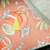 袋帯 六通柄 フォーマル用 正絹 七宝 古典柄 箔 グレー_画像7