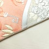 袋帯 六通柄 フォーマル用 正絹 七宝 古典柄 箔 グレー_画像11