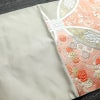 袋帯 六通柄 フォーマル用 正絹 七宝 古典柄 箔 グレー_画像15