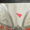 袋帯 六通柄 フォーマル用 正絹 七宝 古典柄 箔 グレー_画像19