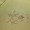 付け下げ 良品 スワトウ刺繍 正絹 古典柄 袷仕立て 身丈165.5cm 裄丈65.5cm 刺繍 緑・うぐいす色_画像18