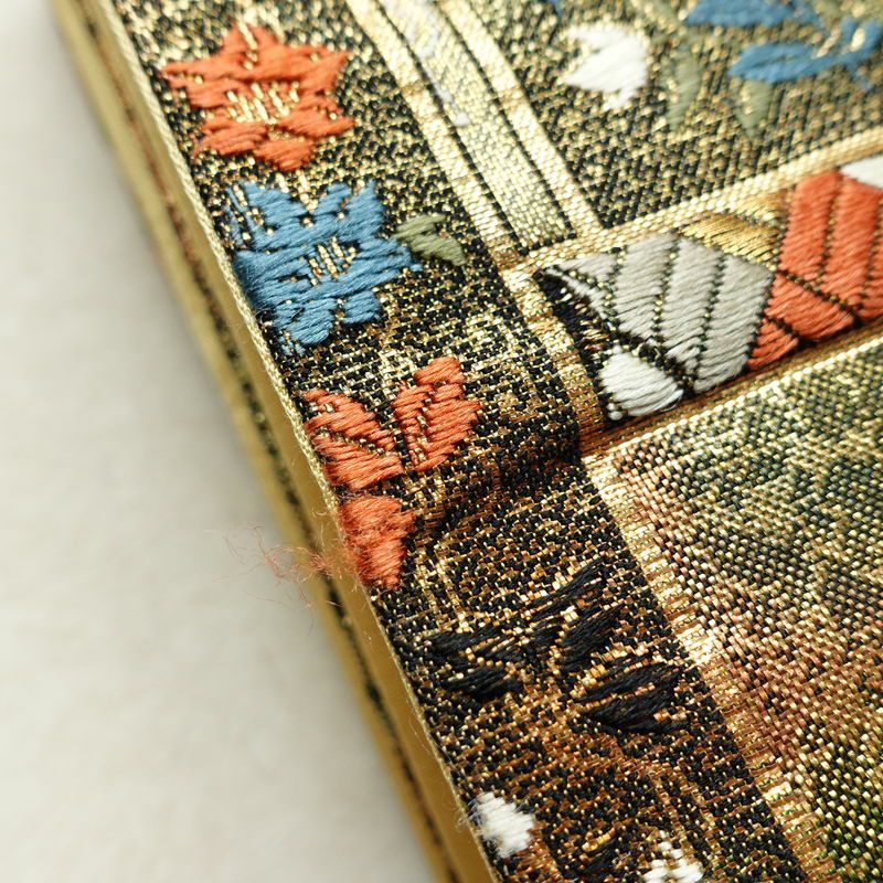 袋帯 六通柄 フォーマル用 正絹 幾何学柄・抽象柄 箔 多色使い_画像8