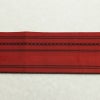 名古屋帯 全通柄 正絹 縞柄・線柄 松葉仕立て 赤・朱_画像12