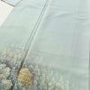 付け下げ しつけ糸付き 縮緬 正絹 風景柄 袷仕立て 身丈165cm 裄丈68cm 箔 金彩 青・紺_画像5