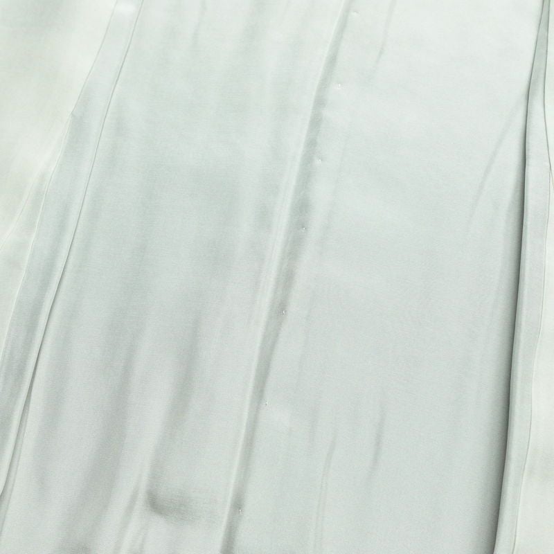 付け下げ しつけ糸付き 縮緬 正絹 風景柄 袷仕立て 身丈165cm 裄丈68cm 箔 金彩 青・紺_画像18