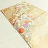 袋帯 六通柄 良品 フォーマル用 正絹 古典柄 金通し ベージュ_画像17