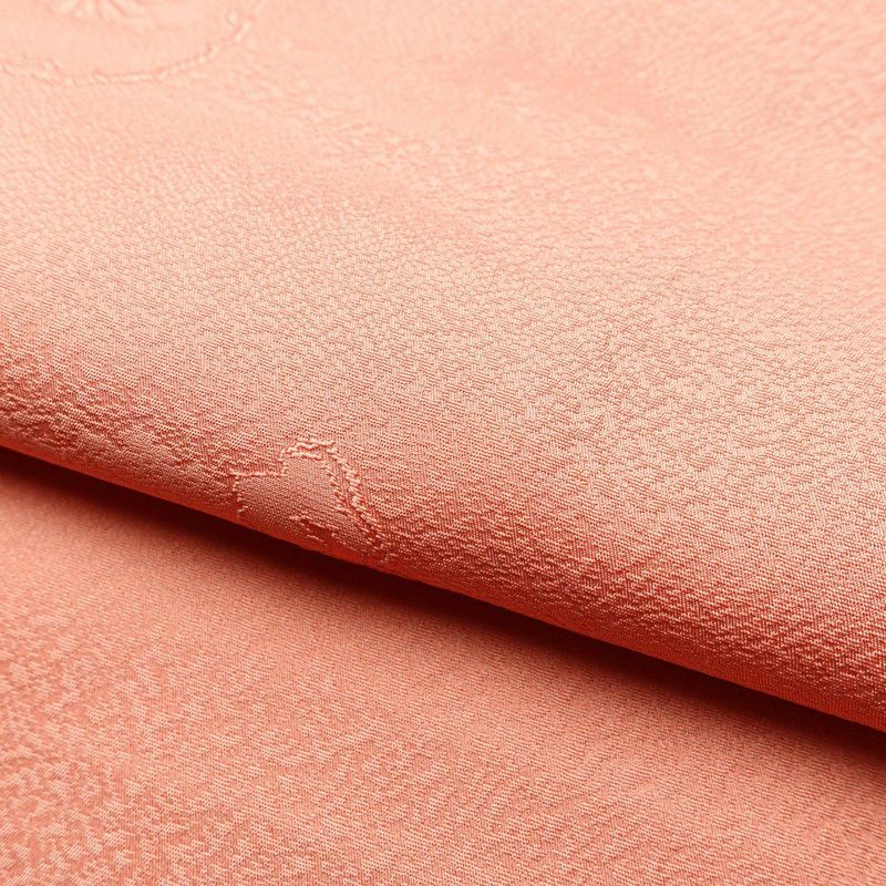 色無地 しつけ糸付き 一つ紋付き 正絹 古典柄 袷仕立て 身丈162cm 裄丈67cm ピンク_画像20