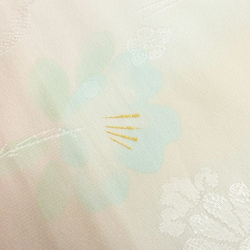 長襦袢 正絹 古典柄 袷仕立て 身丈132cm 裄丈66.5cm ぼかし ピンク_画像20