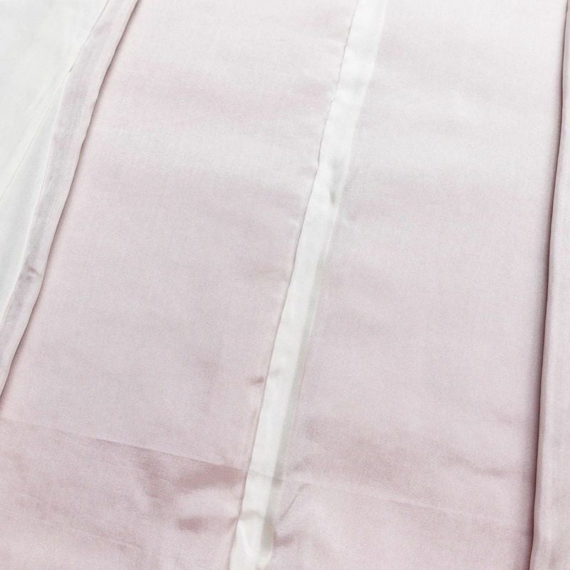 色無地 良品 堅牢染 しつけ糸付き 縮緬 一つ紋付き 正絹 無地 袷仕立て 身丈158.5cm 裄丈65.5cm ピンク_画像16