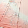 付け下げ しつけ糸付き 正絹 古典柄 袷仕立て 身丈161.5cm 裄丈64.5cm 箔 金彩 ピンク_画像4