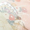 付け下げ しつけ糸付き 正絹 古典柄 袷仕立て 身丈161.5cm 裄丈64.5cm 箔 金彩 ピンク_画像8