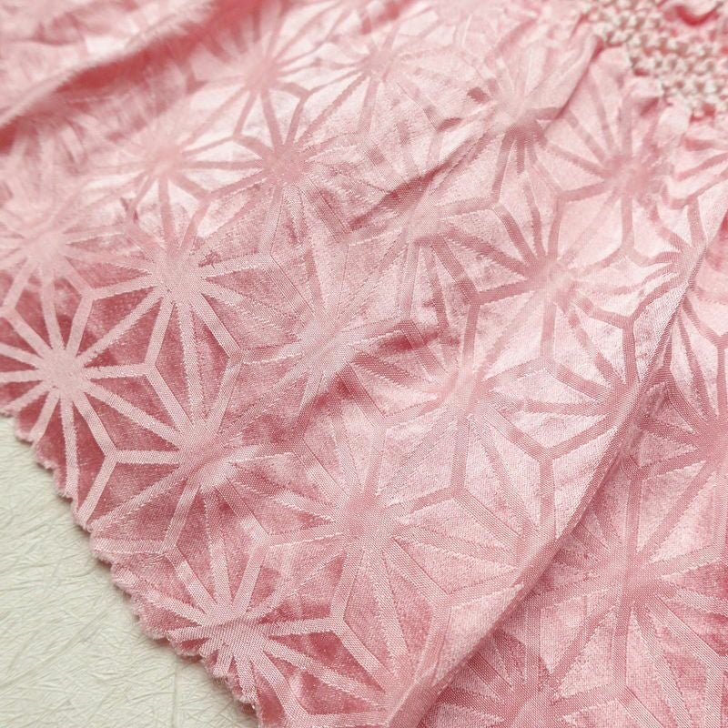 帯揚げ 絞り 正絹 古典柄 くすみピンク ピンク_画像5