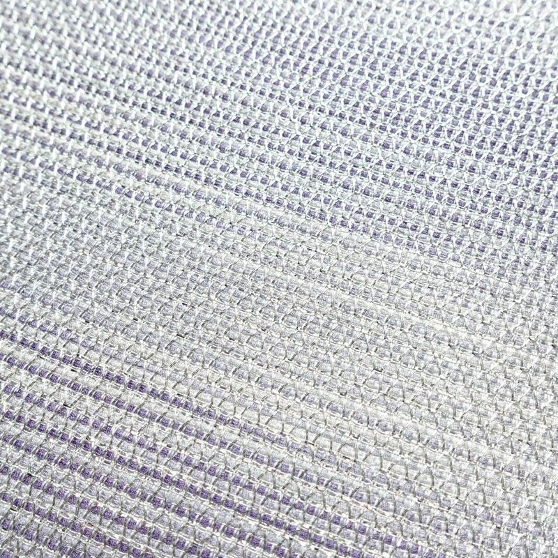 袋帯 全通柄 美品 フォーマル用 混紡 その他の柄 銀糸 紫・藤色_画像3