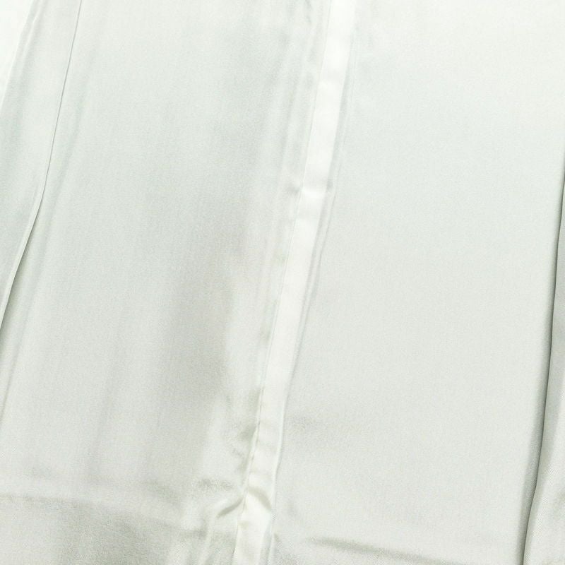 訪問着 良品 縮緬 正絹 木の葉・植物柄 袷仕立て 身丈159.5cm 裄丈65.5cm 緑・うぐいす色_画像18