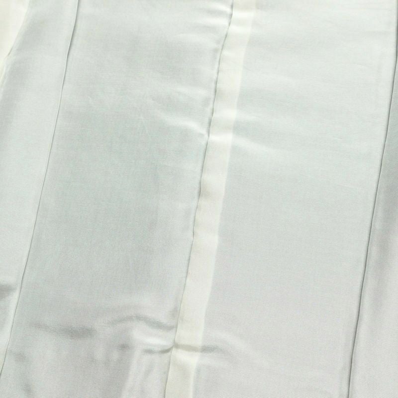 色無地 良品 しつけ糸付き 一つ紋付き 正絹 無地 袷仕立て 身丈162cm 裄丈66.5cm 紫・藤色_画像18