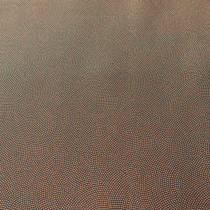 小紋 一つ紋付き 鮫小紋 正絹 古典柄 袷仕立て 身丈158cm 裄丈65cm 茶_画像6