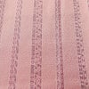 小紋 美品 縮緬 しつけ糸付き 正絹 縞柄・線柄 袷仕立て 身丈165cm 裄丈66.5cm ピンク_画像6