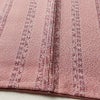小紋 美品 縮緬 しつけ糸付き 正絹 縞柄・線柄 袷仕立て 身丈165cm 裄丈66.5cm ピンク_画像11