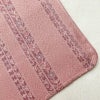 小紋 美品 縮緬 しつけ糸付き 正絹 縞柄・線柄 袷仕立て 身丈165cm 裄丈66.5cm ピンク_画像15