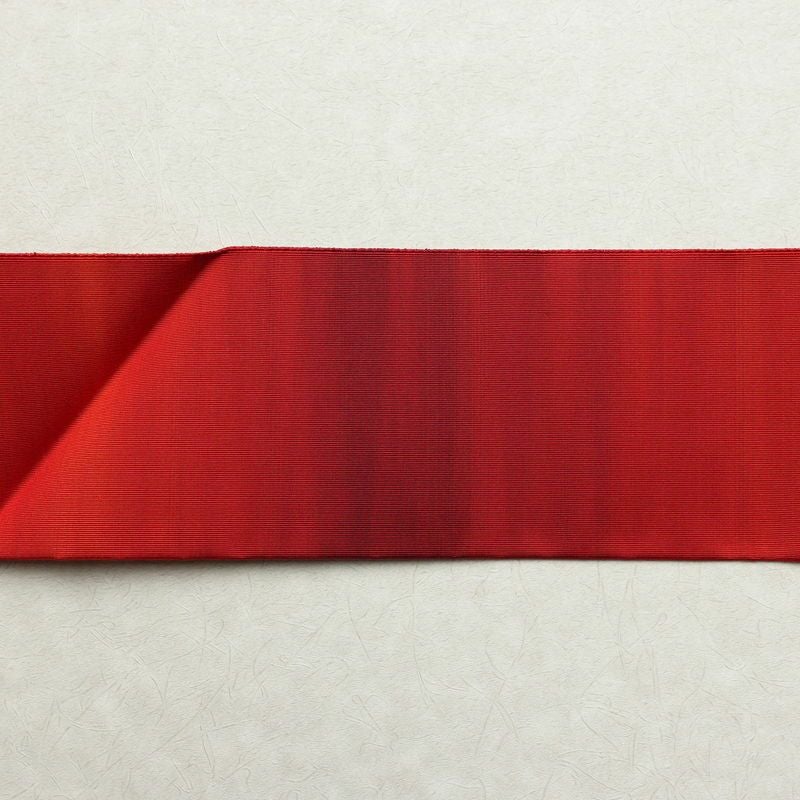 名古屋帯 全通柄 美品 正絹 その他の柄 名古屋仕立て 赤・朱_画像14