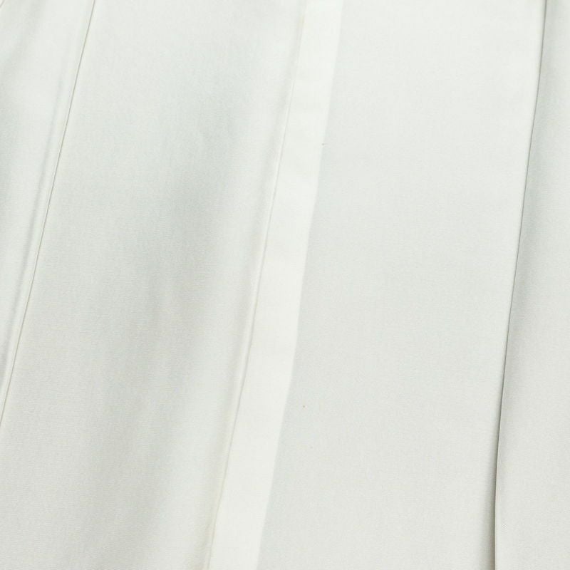 小紋 良品 縮緬 しつけ糸付き 総柄 正絹 木の葉・植物柄 袷仕立て 身丈157.5cm 裄丈65.5cm 緑・うぐいす色_画像17