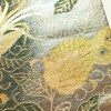 袋帯 六通柄 良品 フォーマル用 正絹 木の葉・植物柄 金・銀_画像4