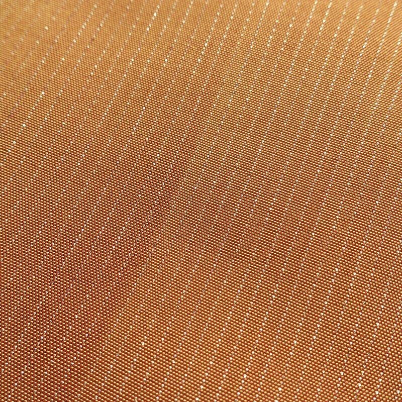 袋帯 全通柄 正絹 縞柄・線柄 金通し 黄・黄土色_画像5