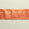 名古屋帯 全通柄 落款入り 正絹 亀甲柄 花柄 名古屋仕立て 橙_画像13