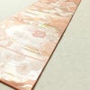 名古屋帯 六通柄 正絹 古典柄 名古屋仕立て 箔 ピンク_画像9