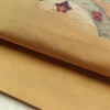 袋帯 太鼓柄 美品 一般用 正絹 幾何学柄・抽象柄 刺繍 黄・黄土色_画像7
