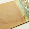 袋帯 六通柄 フォーマル用 正絹 木の葉・植物柄 万寿菊 箔 黄・黄土色_画像16