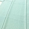 小紋 縮緬 総柄 正絹 木の葉・植物柄 袷仕立て 身丈158cm 裄丈64.5cm 緑・うぐいす色_画像5