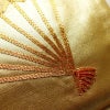 袋帯 太鼓柄 金駒刺繍 フォーマル用 正絹 古典柄 刺繍 帯 扇子 金・銀_画像8