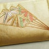 袋帯 太鼓柄 金駒刺繍 フォーマル用 正絹 古典柄 刺繍 帯 扇子 金・銀_画像16