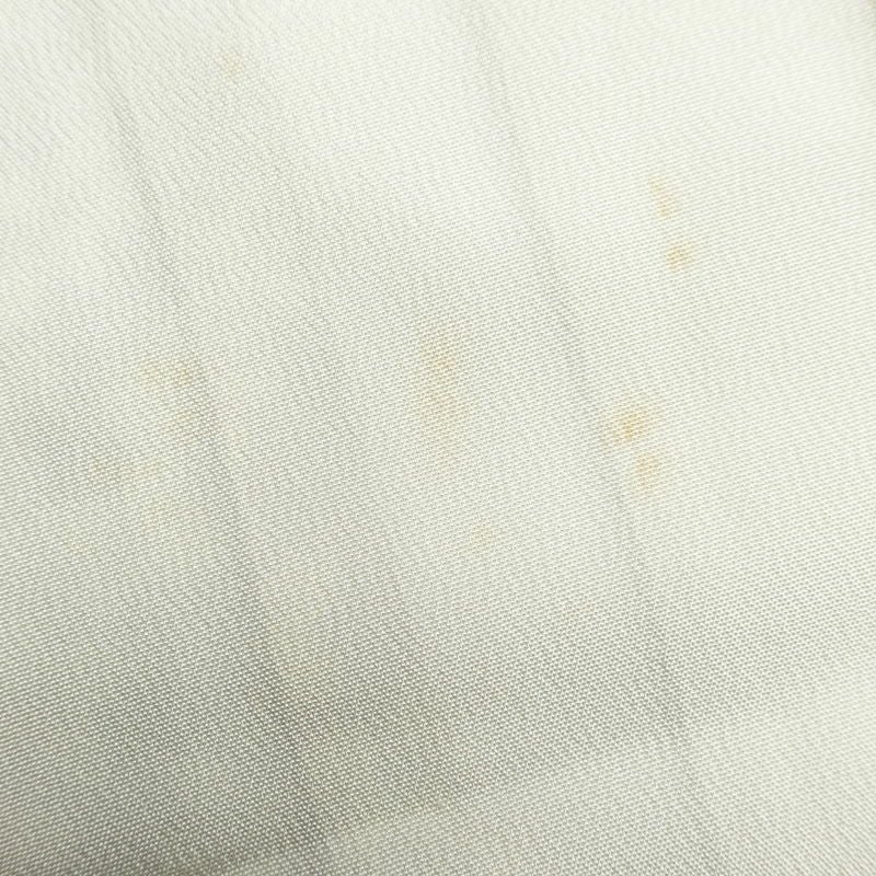 小紋 しつけ糸付き 総柄 正絹 花柄 袷仕立て 身丈167.5cm 裄丈67.5cm 着物 紫・藤色_画像19