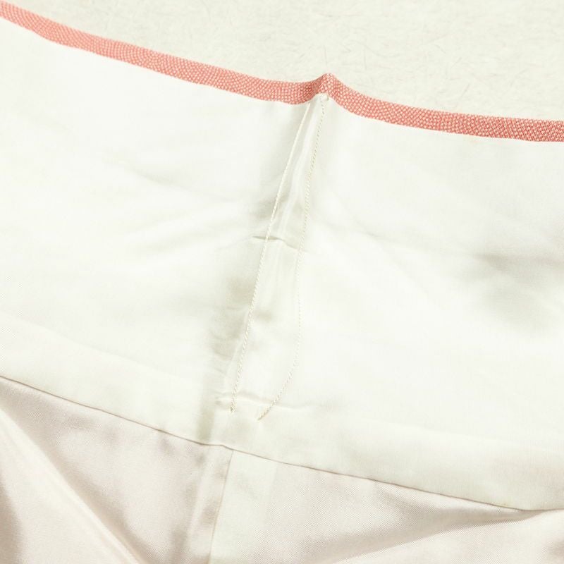 小紋 鮫小紋 縮緬 江戸小紋 正絹 古典柄 袷仕立て 身丈159.5cm 裄丈67cm 着物 ピンク_画像16