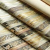 袋帯 六通柄 貴蒔絵 フォーマル用 正絹 古典柄 箔 金糸 銀糸 帯 クリーム_画像19