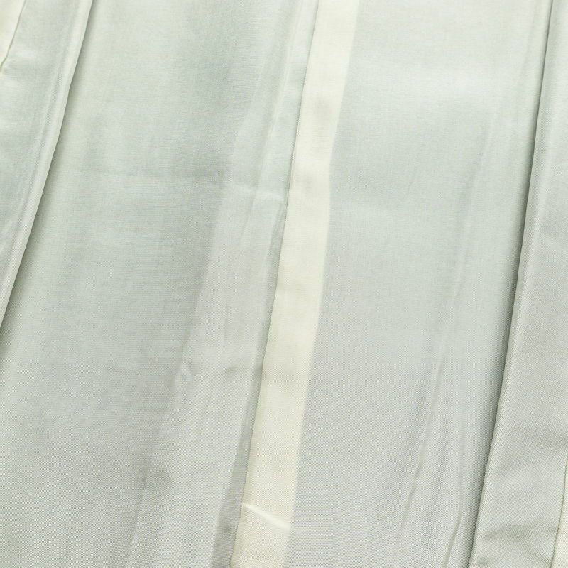 付け下げ 正絹 花柄 辻が花風 袷仕立て 身丈169.5cm 裄丈70.5cm 箔 フォーマル 着物 緑・うぐいす色_画像17