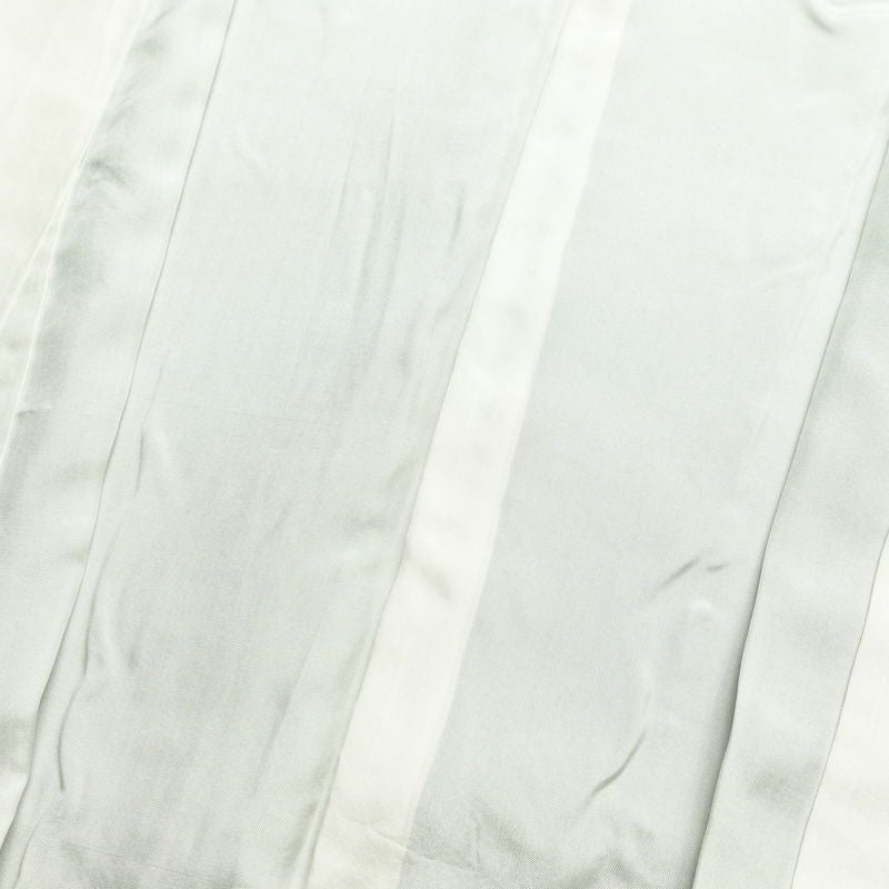 付け下げ 良品 正絹 花柄 袷仕立て 身丈156cm 裄丈65cm フォーマル 着物 緑・うぐいす色_画像18