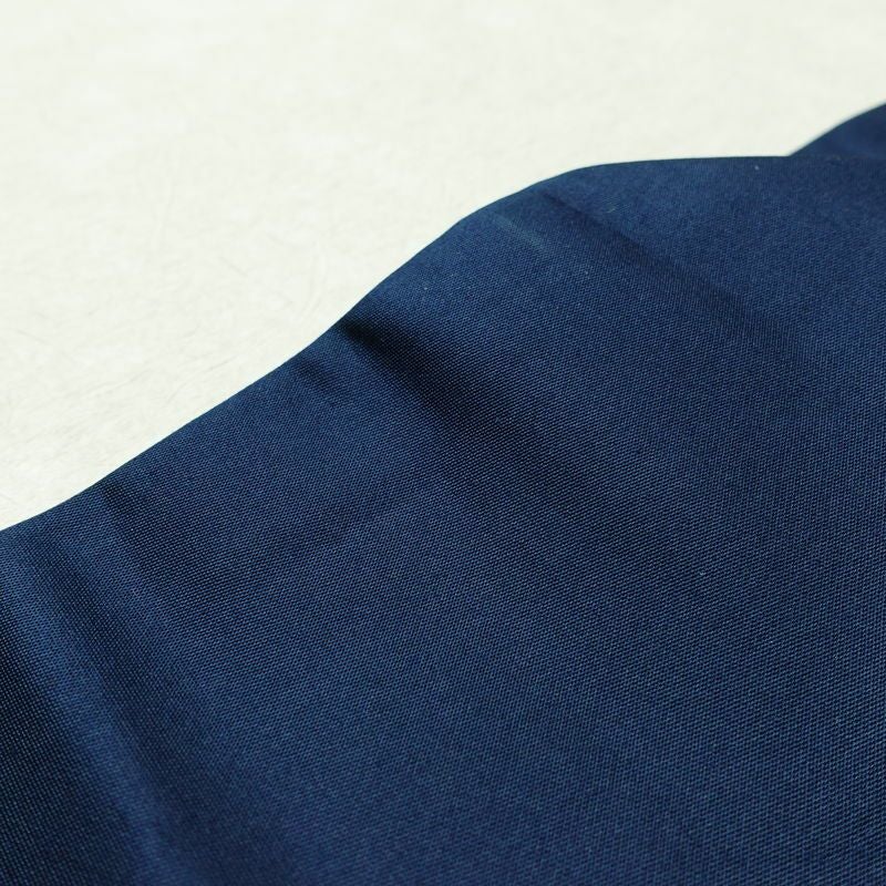 名古屋帯 太鼓柄 正絹 幾何学柄・抽象柄 名古屋仕立て 箔 帯 青・紺_画像11