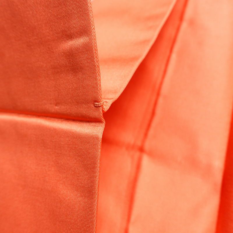 名古屋帯 太鼓柄 美品 正絹 人物・動物柄 名古屋仕立て 帯 鳥 橙_画像20