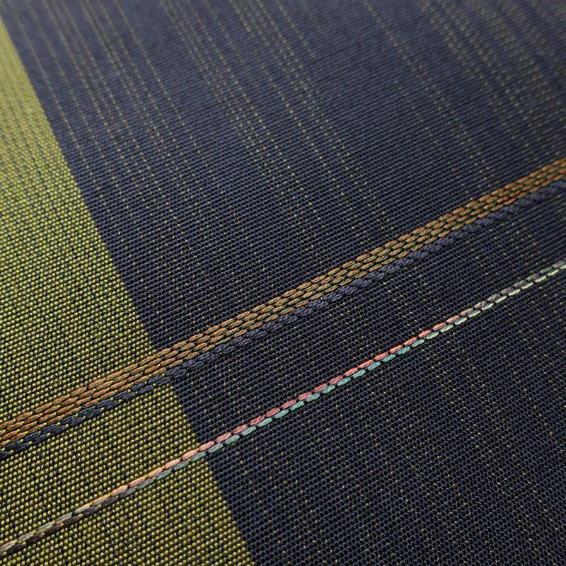 袋帯 六通柄 良品 一般用 正絹 チェック・格子柄 帯 多色使い_画像5