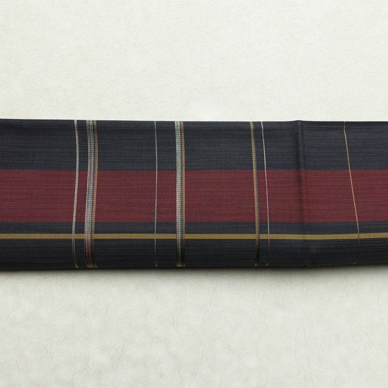 袋帯 六通柄 良品 一般用 正絹 チェック・格子柄 帯 多色使い_画像15