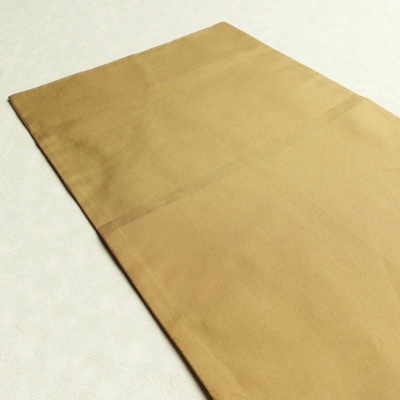 袋帯 太鼓柄 一般用 正絹 幾何学柄・抽象柄 帯 黄・黄土色_画像18