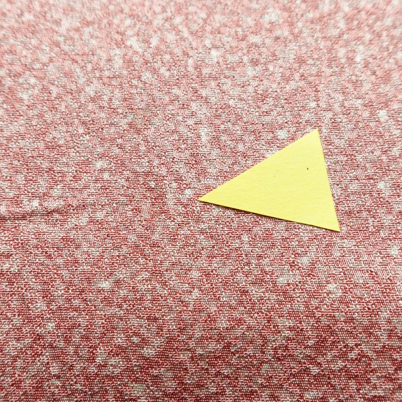 色無地 良品 縮緬 正絹 その他の柄 袷仕立て 身丈154.5cm 裄丈64.5cm 共八掛 ピンク_画像19