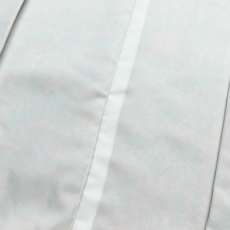 小紋 美品 しつけ糸付き 縮緬 総柄 正絹 幾何学柄・抽象柄 袷仕立て 身丈168cm 裄丈67cm 赤・朱_画像18