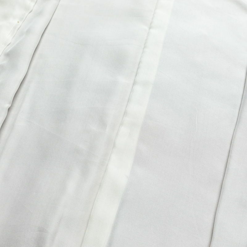 色無地 しつけ糸付き 一つ紋付き 正絹 古典柄 袷仕立て 身丈155.5cm 裄丈65cm 紫・藤色_画像18