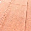小紋 しつけ糸付き 縮緬 付下小紋 正絹 古典柄 袷仕立て 身丈157.5cm 裄丈64cm ピンク_画像5