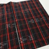 大島紬 良品 しつけ糸付き 正絹 チェック・格子柄 袷仕立て 身丈156cm 裄丈62.5cm 黒_画像11