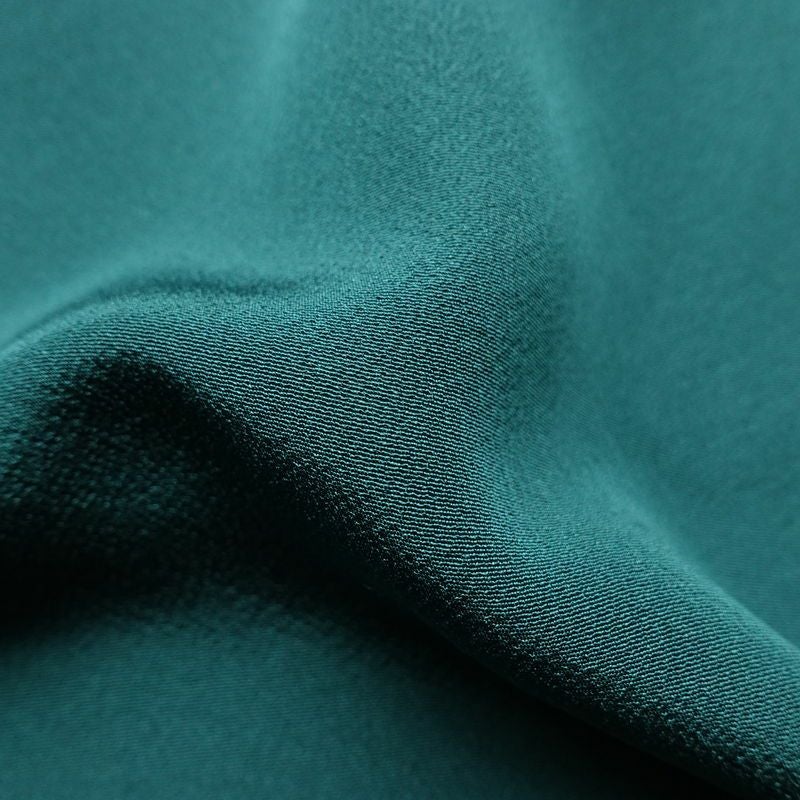 色無地 しつけ糸付き 縮緬 一つ紋付き 正絹 無地 袷仕立て 身丈163.5cm 裄丈66.5cm 共八掛 緑・うぐいす色_画像21